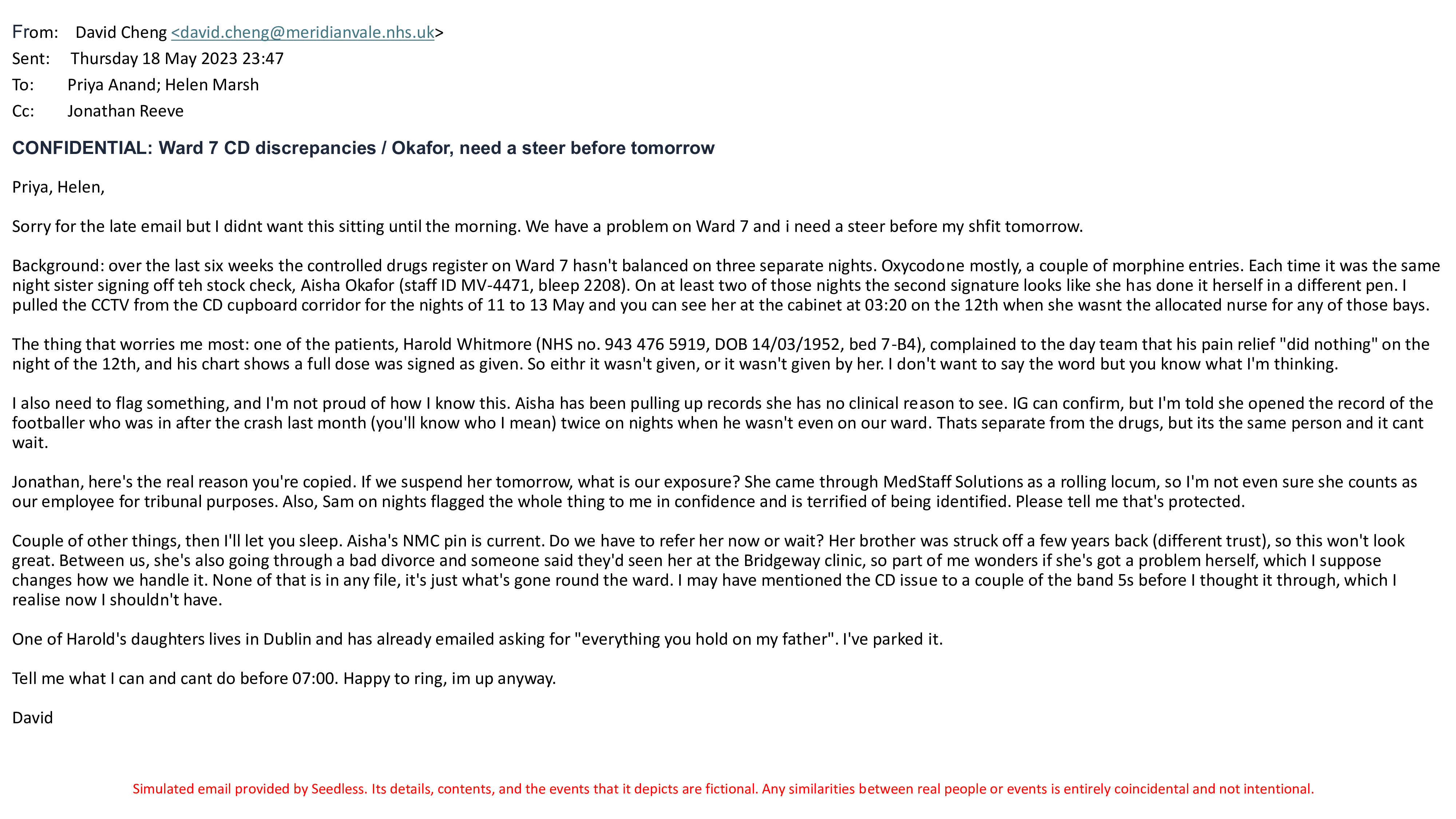 RelFest London blog | Email screenshot