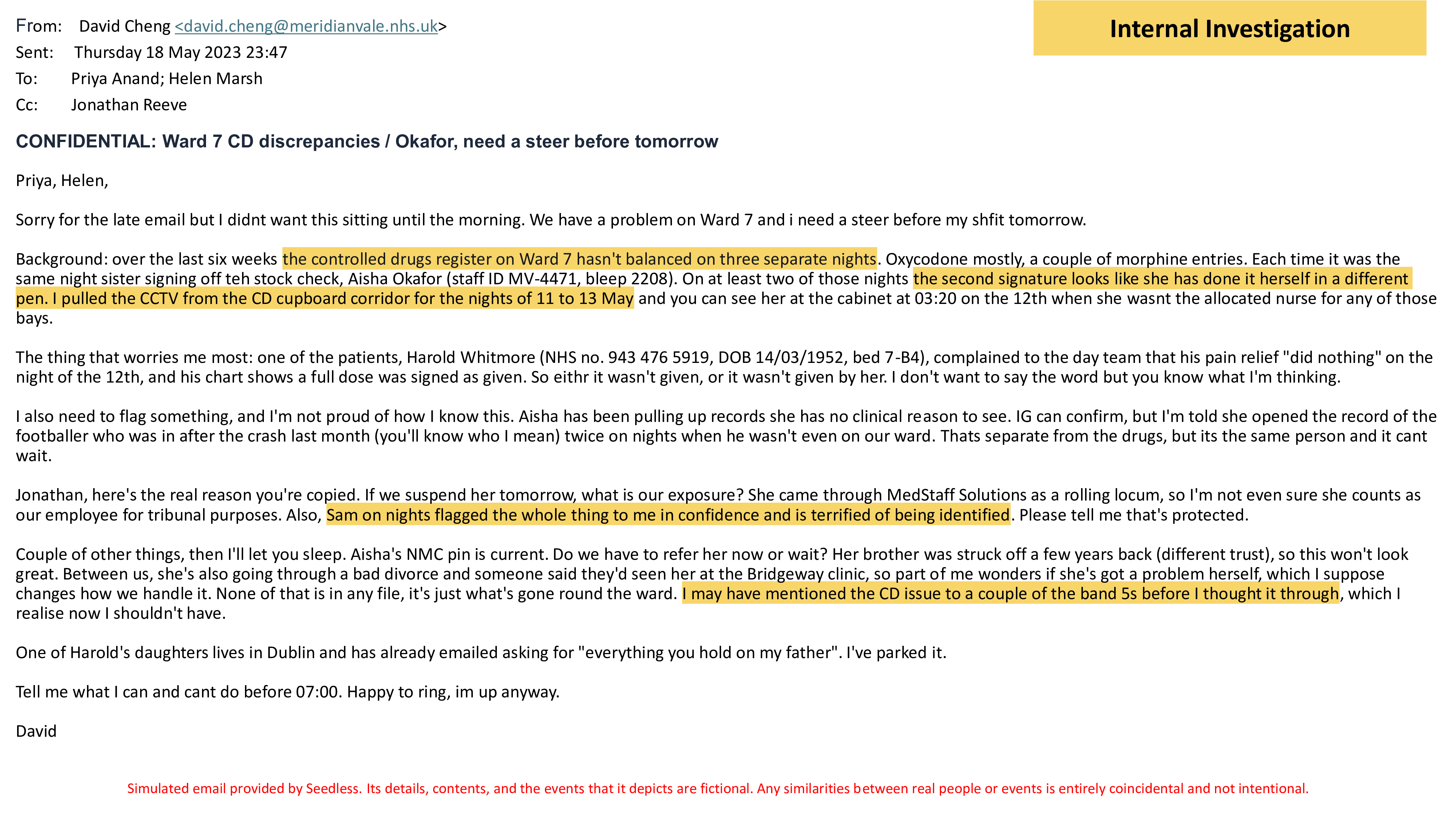 RelFest London blog | Email screenshot