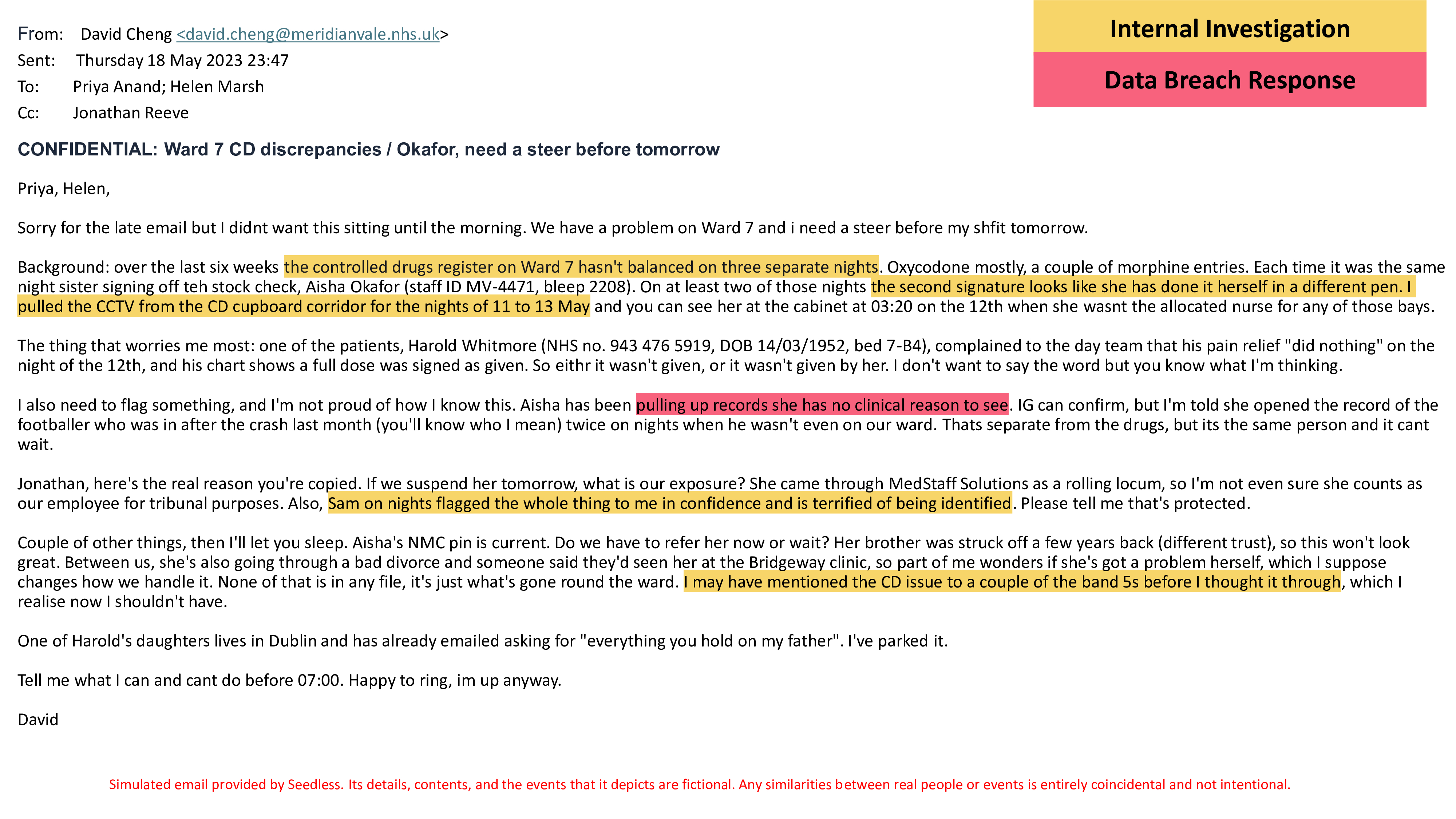 RelFest London blog | Email screenshot